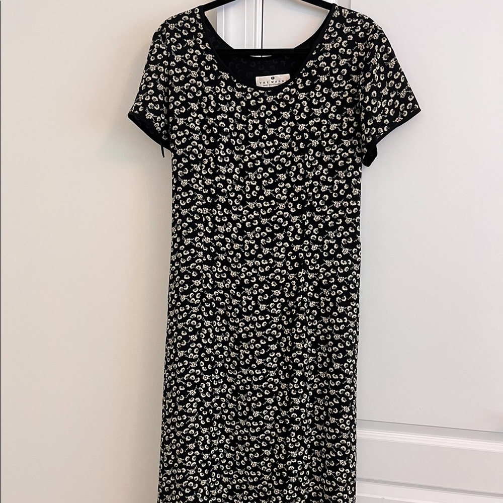 Vintage Saks Fifth Avenue Long Floral Dress